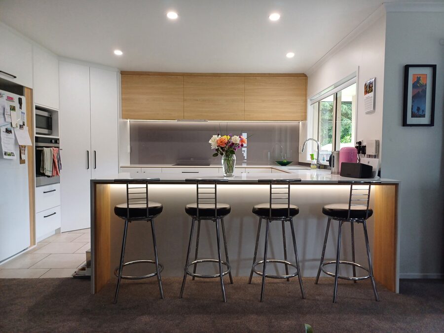 Kitchen renovation lighting and power in Hamilton